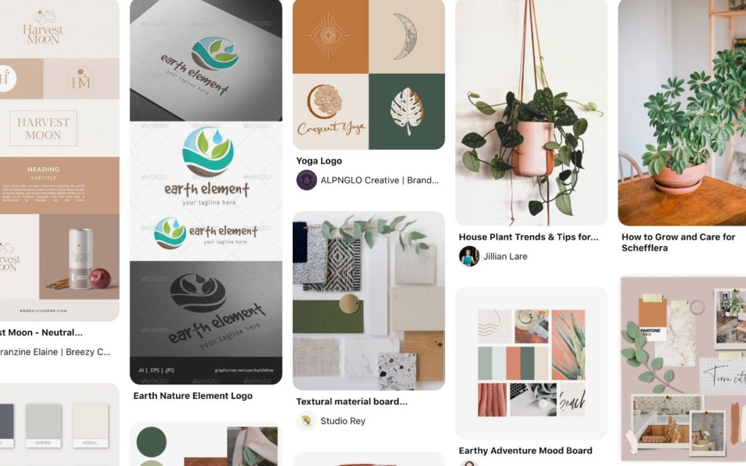 How to create a mood board for your brand on Pinterest.